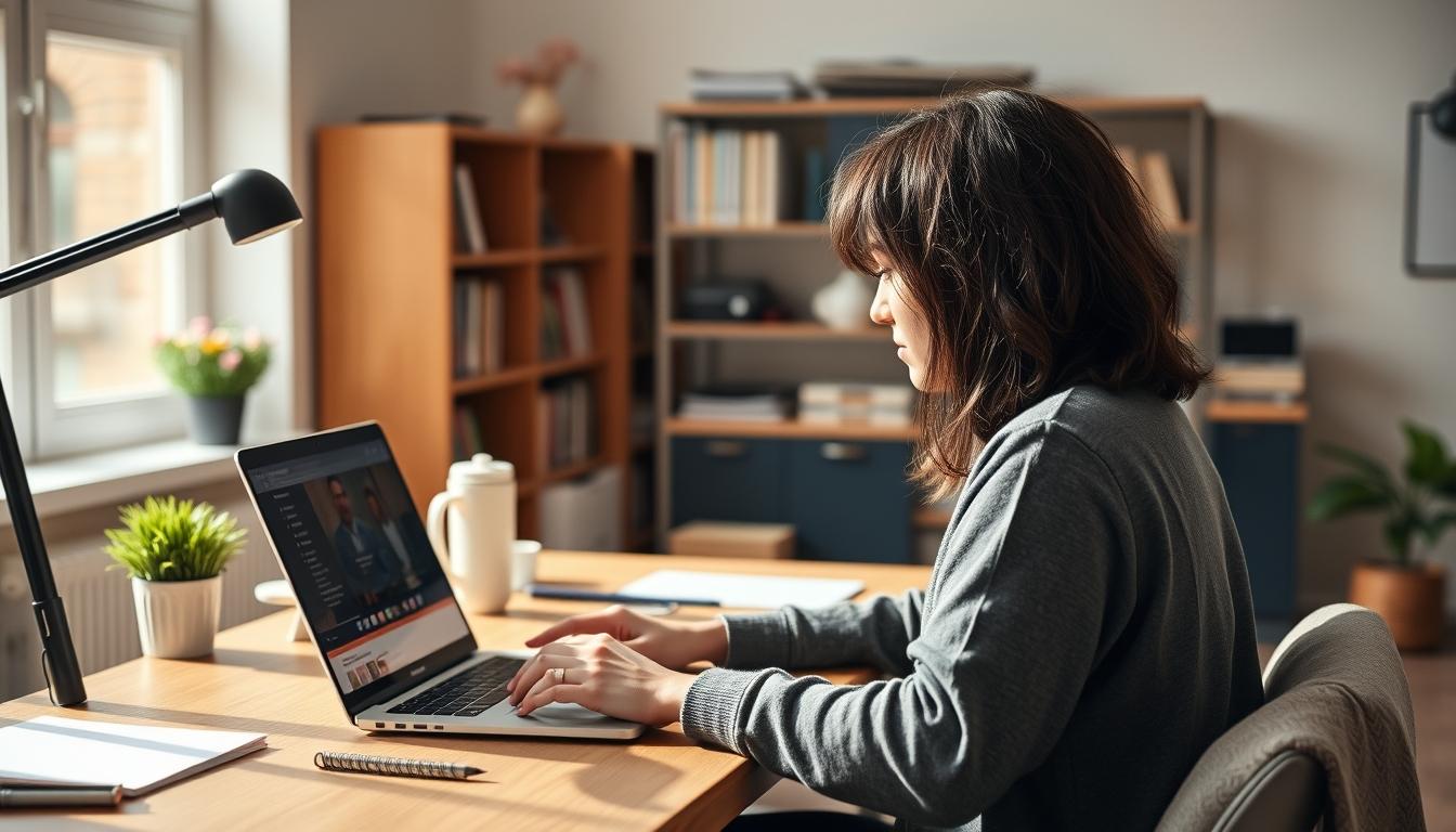 Student developing practical and academic skills