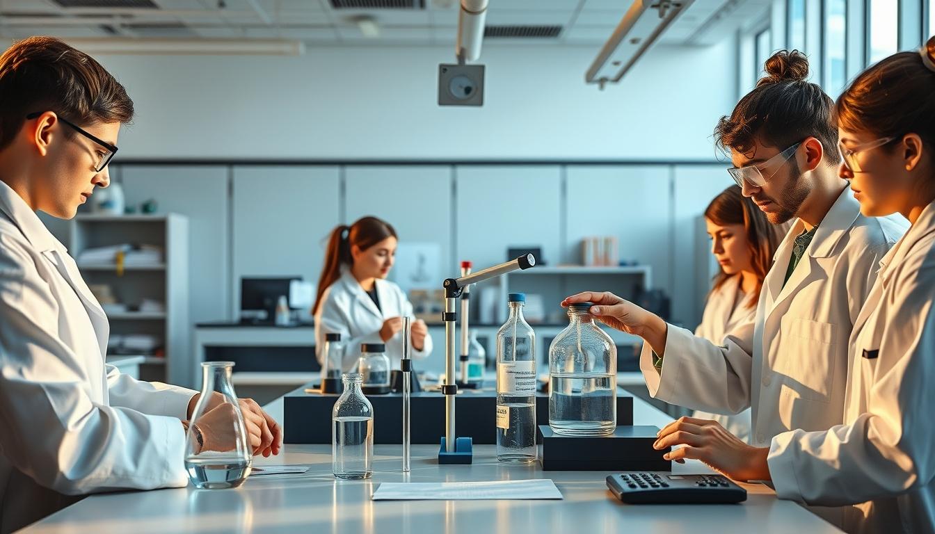 Student using learning strategies while studying