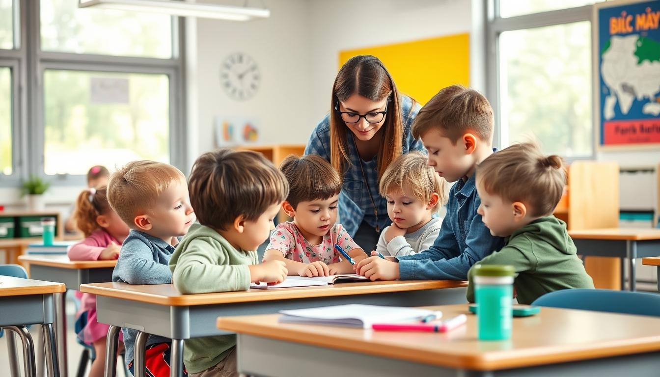 Structured study materials and learning resources on a desk